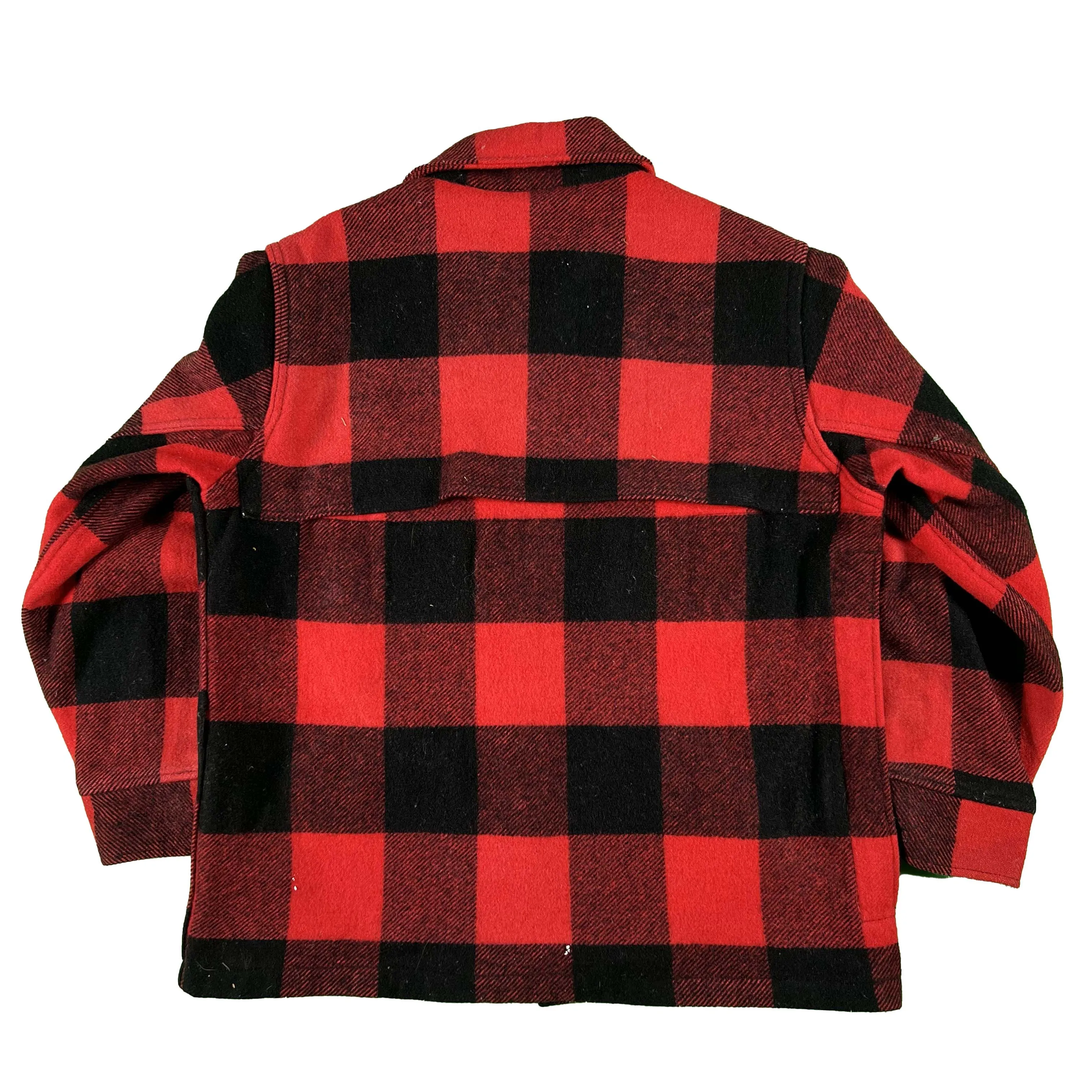 80s Buffalo Plaid Mackinaw Jacket- M