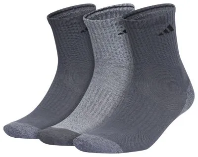 adidas Men's Cushioned X 3 3-Pack Mid-Crew Socks