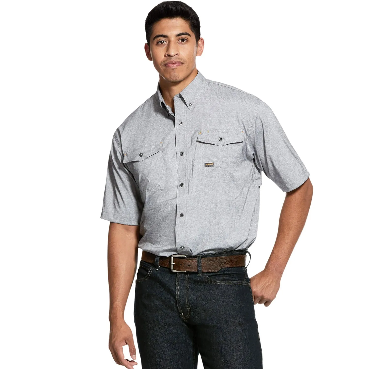 Ariat Men's Rebar Made Tough VentTEK DuraStretch Work Shirt