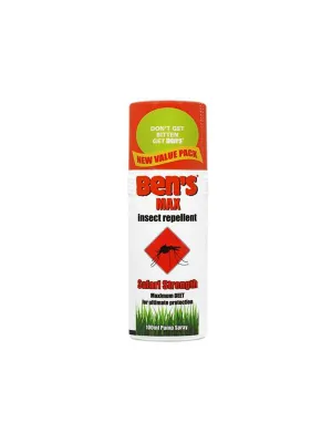 Ben's Max Insect Repellent 100ml Spray