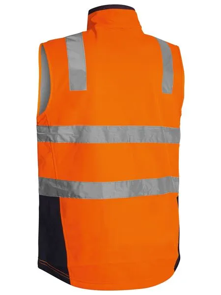 Bisley Taped Hi Vis Soft Shell Vest-(BV0348T)