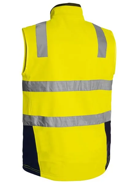 Bisley Taped Hi Vis Soft Shell Vest-(BV0348T)