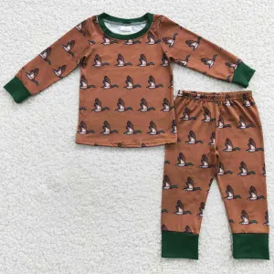 Boutique Kids Boys Pajamas Long Sleeve Fall Nightwear Sets BLP0265