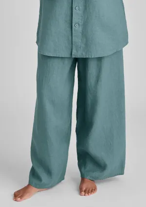 Boxd Down - Full Length Linen Pants