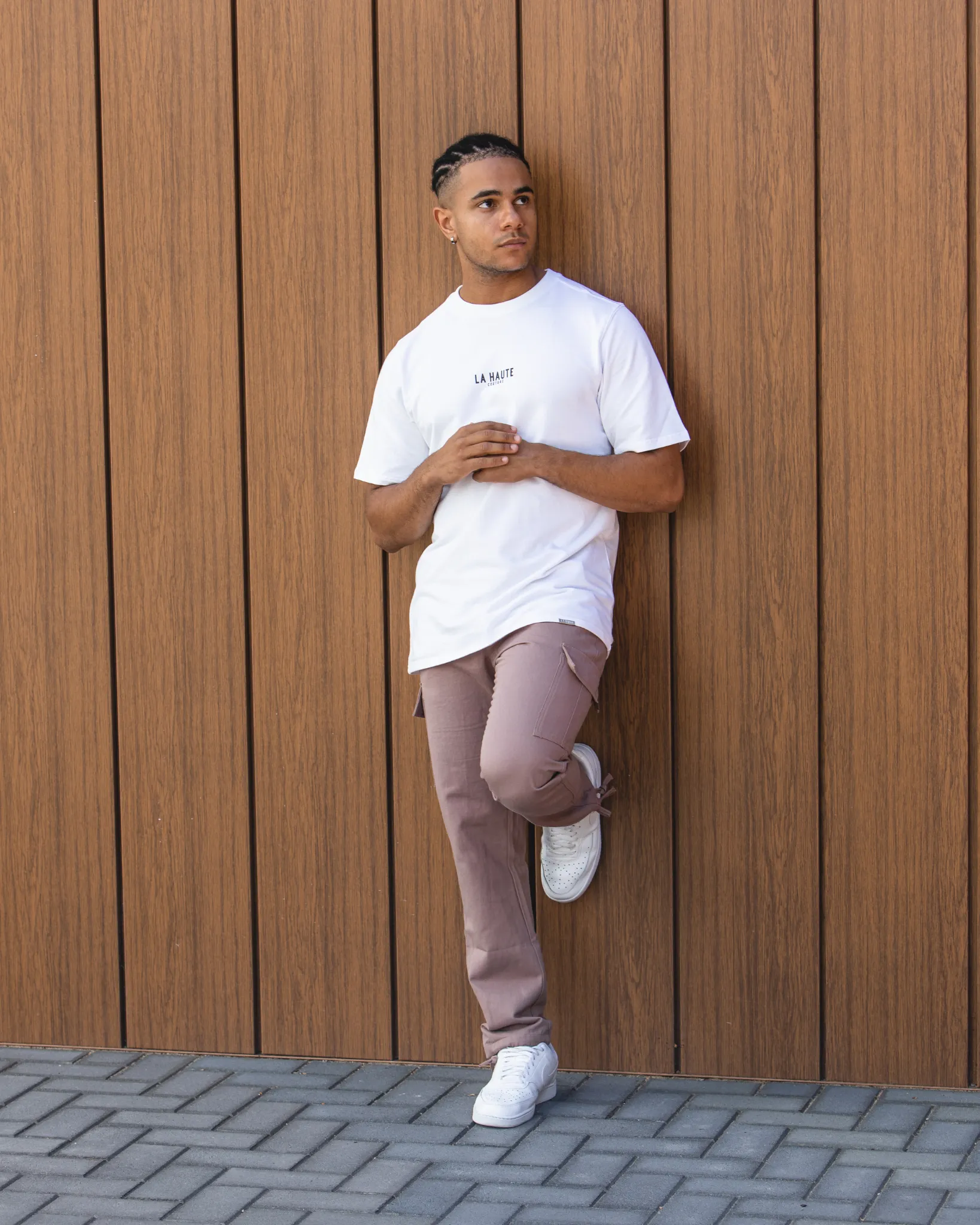 Brown Relaxed Cargo Pants