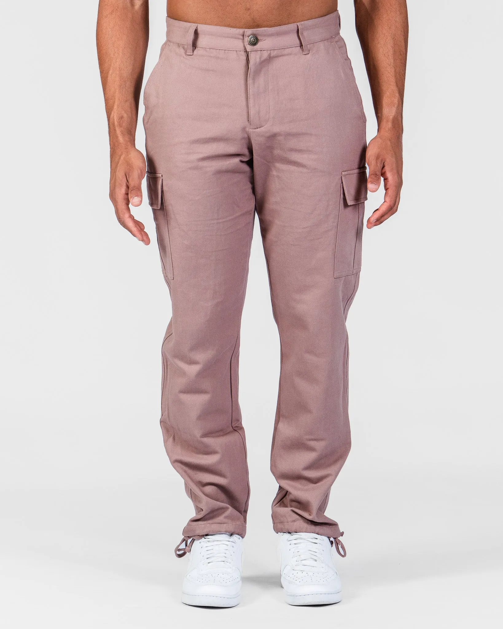 Brown Relaxed Cargo Pants