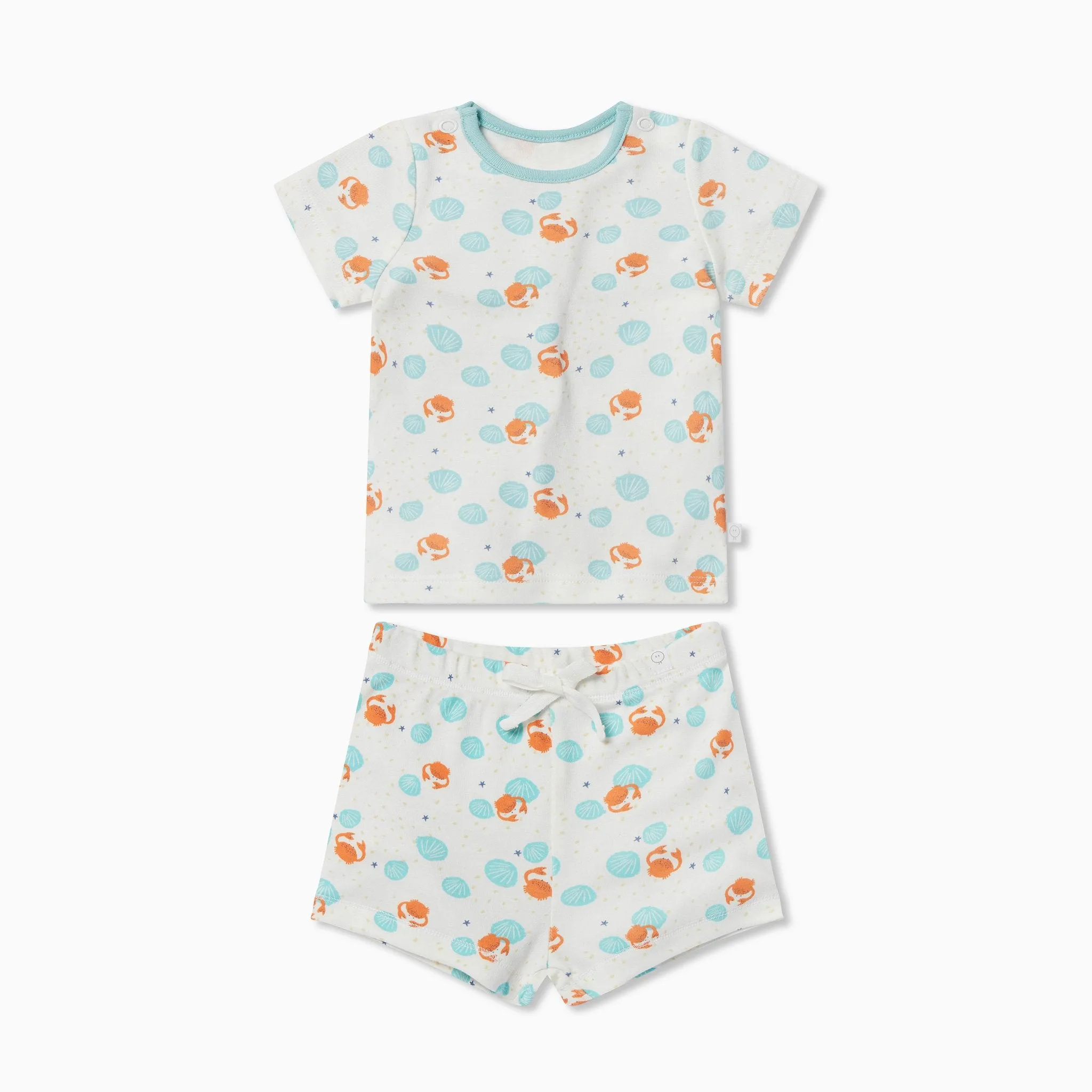 Crab & Shell Summer Pajama Set