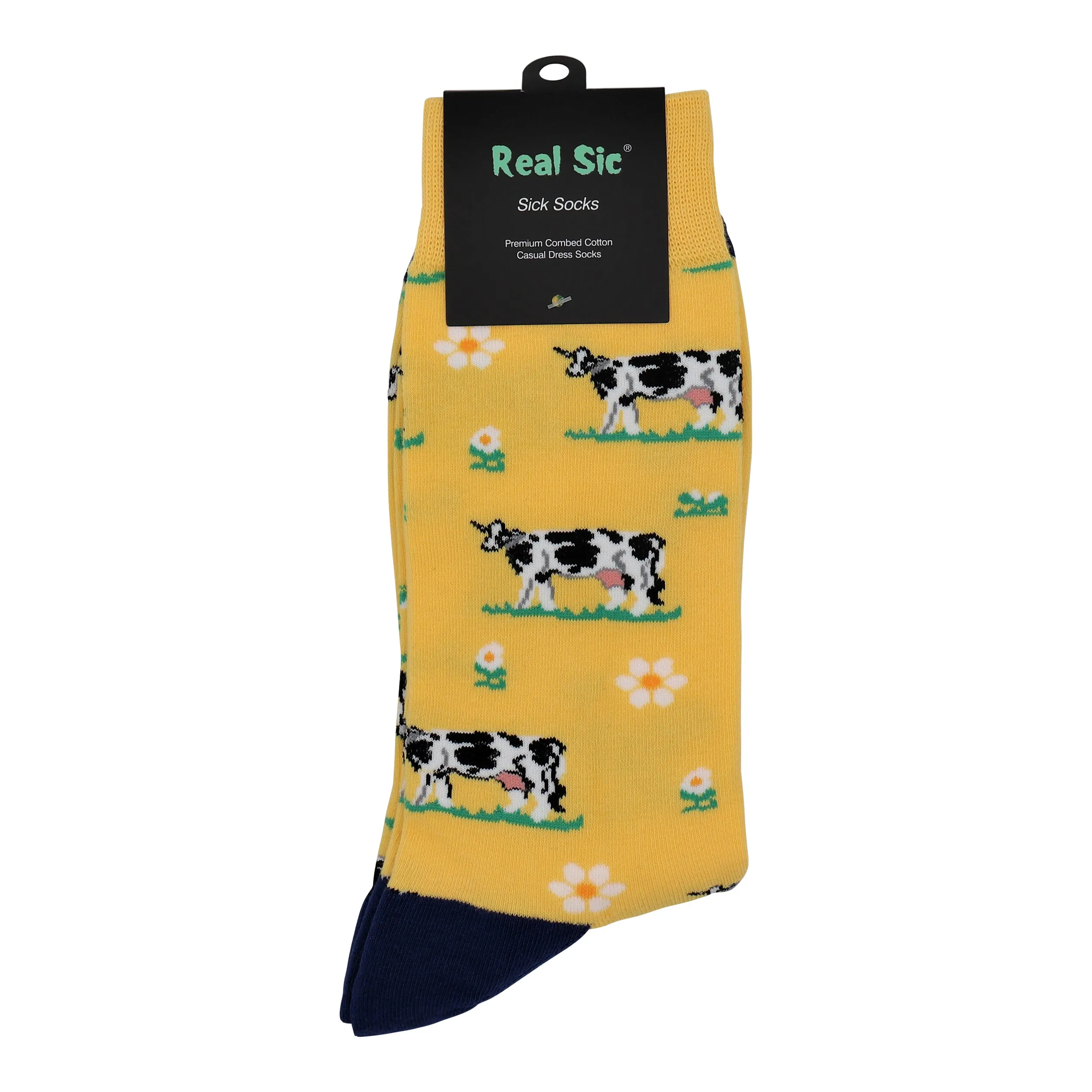 Cute Cotton Funny Animal Socks - Cow - For Men and Women