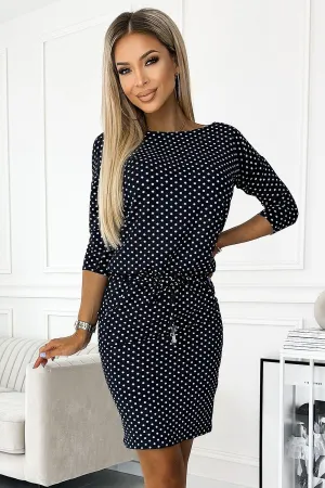 Denim Dot Chic Day Dress by Numoco