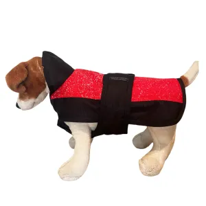 Dog Coat - Reflective Fleck - Red