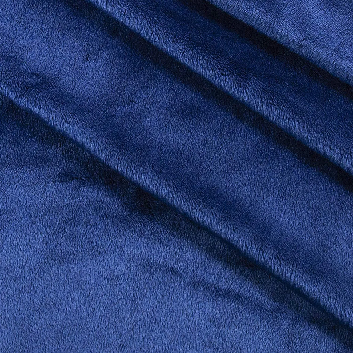 FabricLA Minky Solid Fabric| Navy Solid