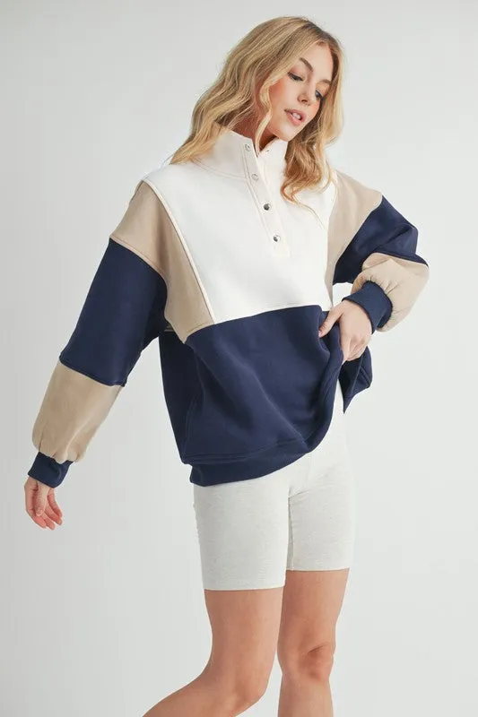 Glo Colorblock Pullover