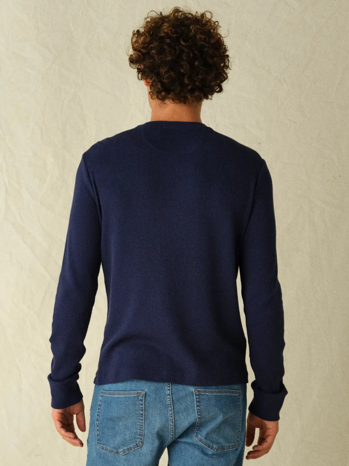 Hudson Waffle Crew | Navy