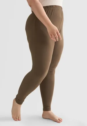 Junnie OUTSTANDINGLY SOFT Basic Leggings - Green