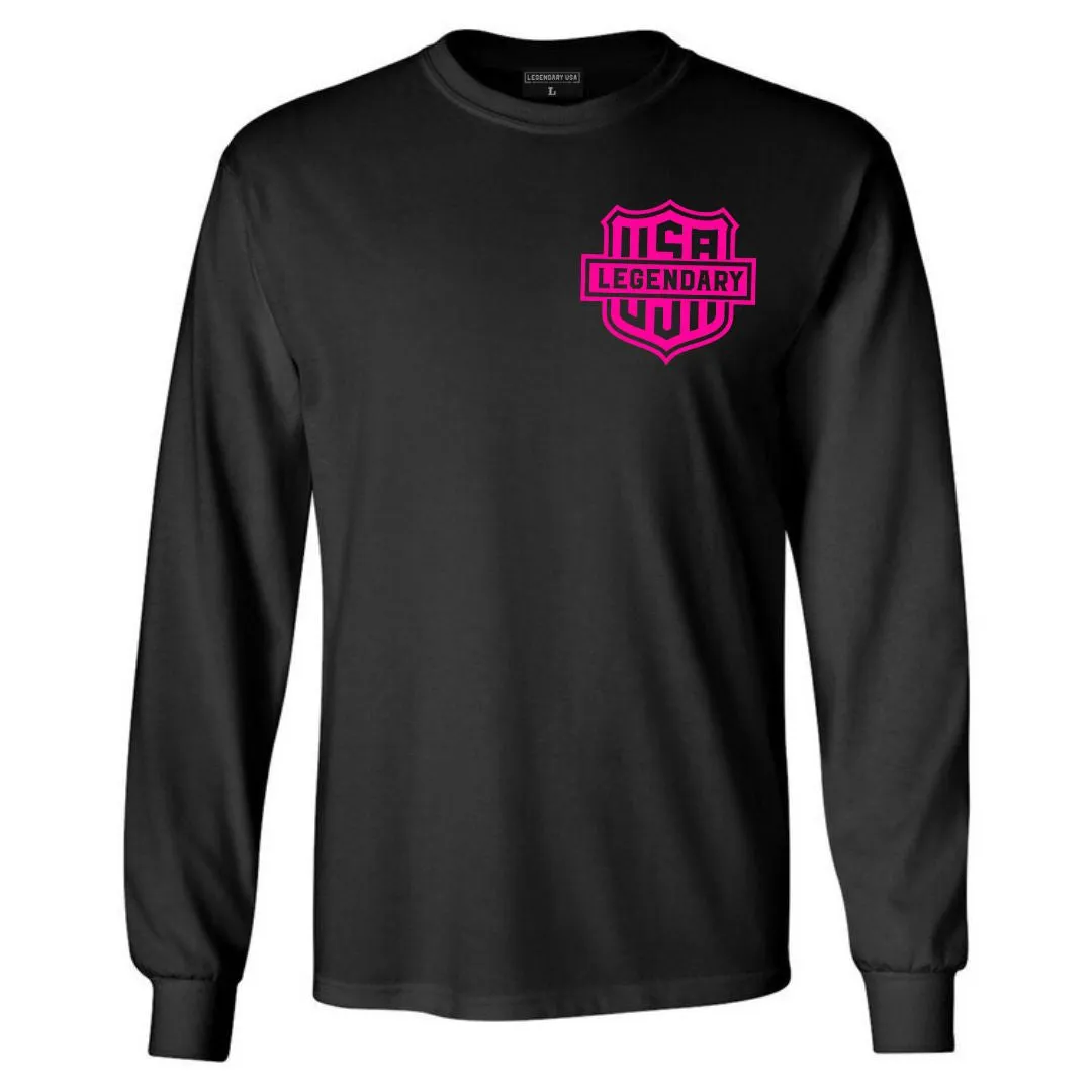 Legendary 'Neon Shield' Long Sleeve Shirt