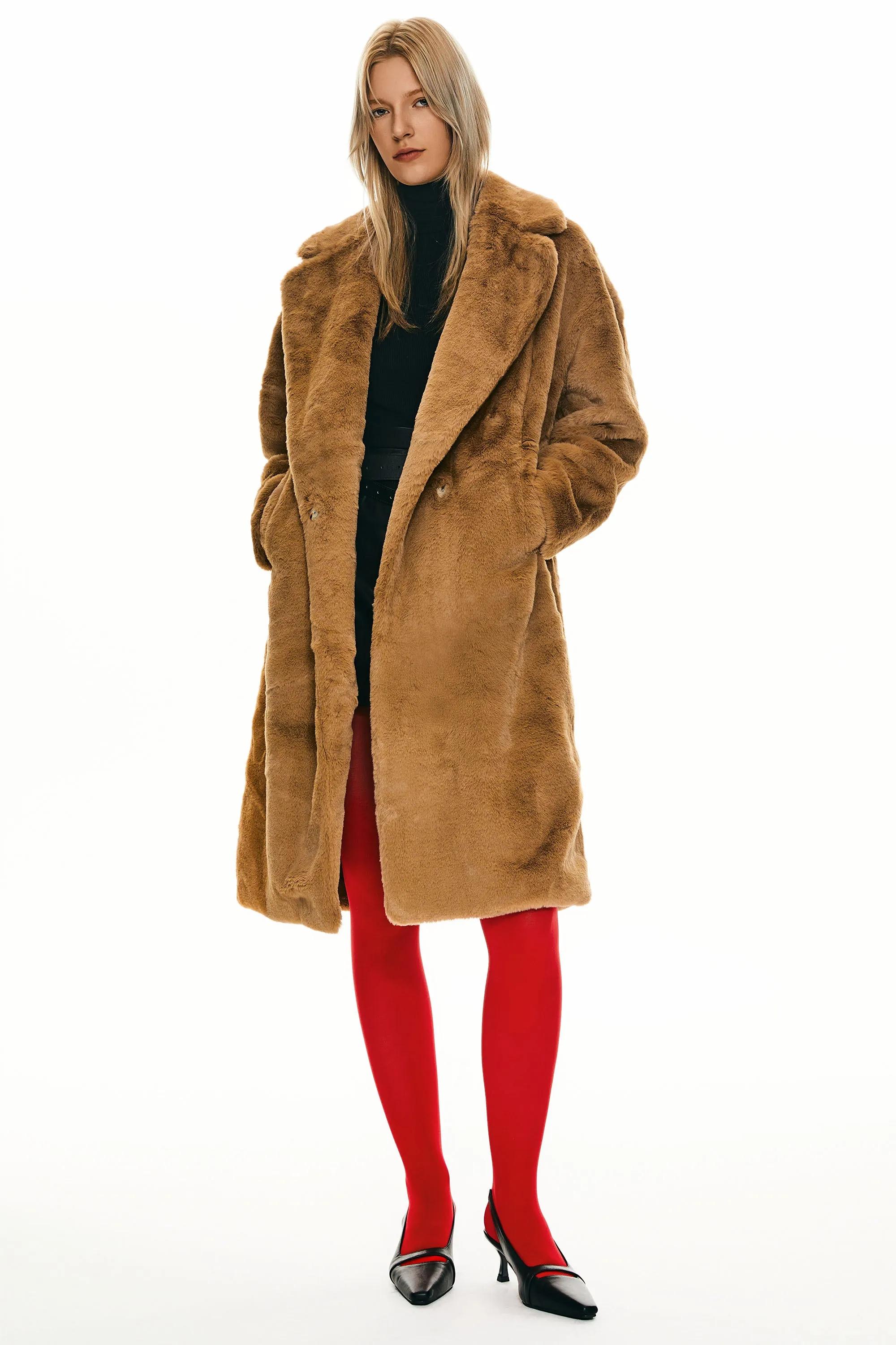 Long Sherpa Teddy Coat