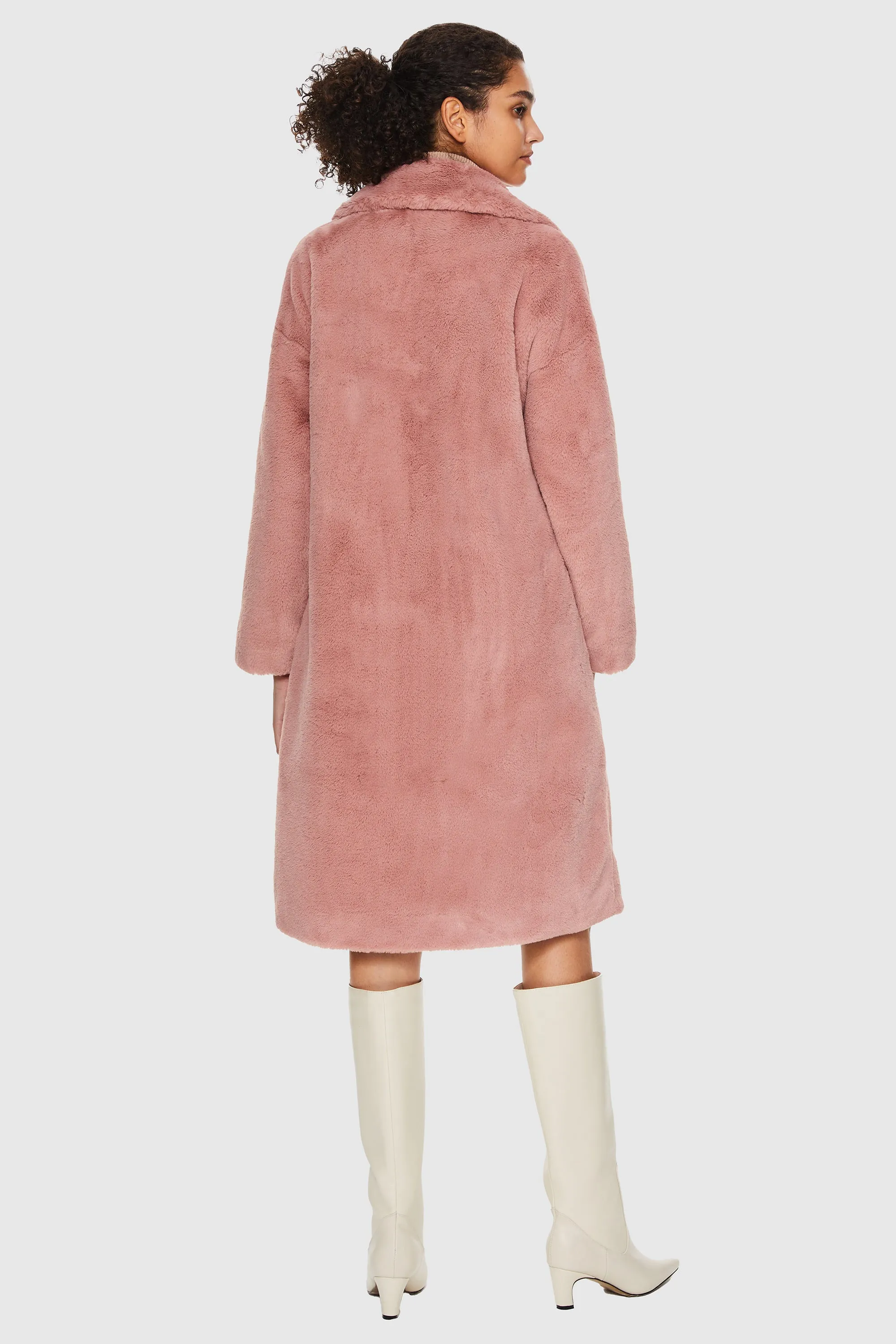 Long Sherpa Teddy Coat