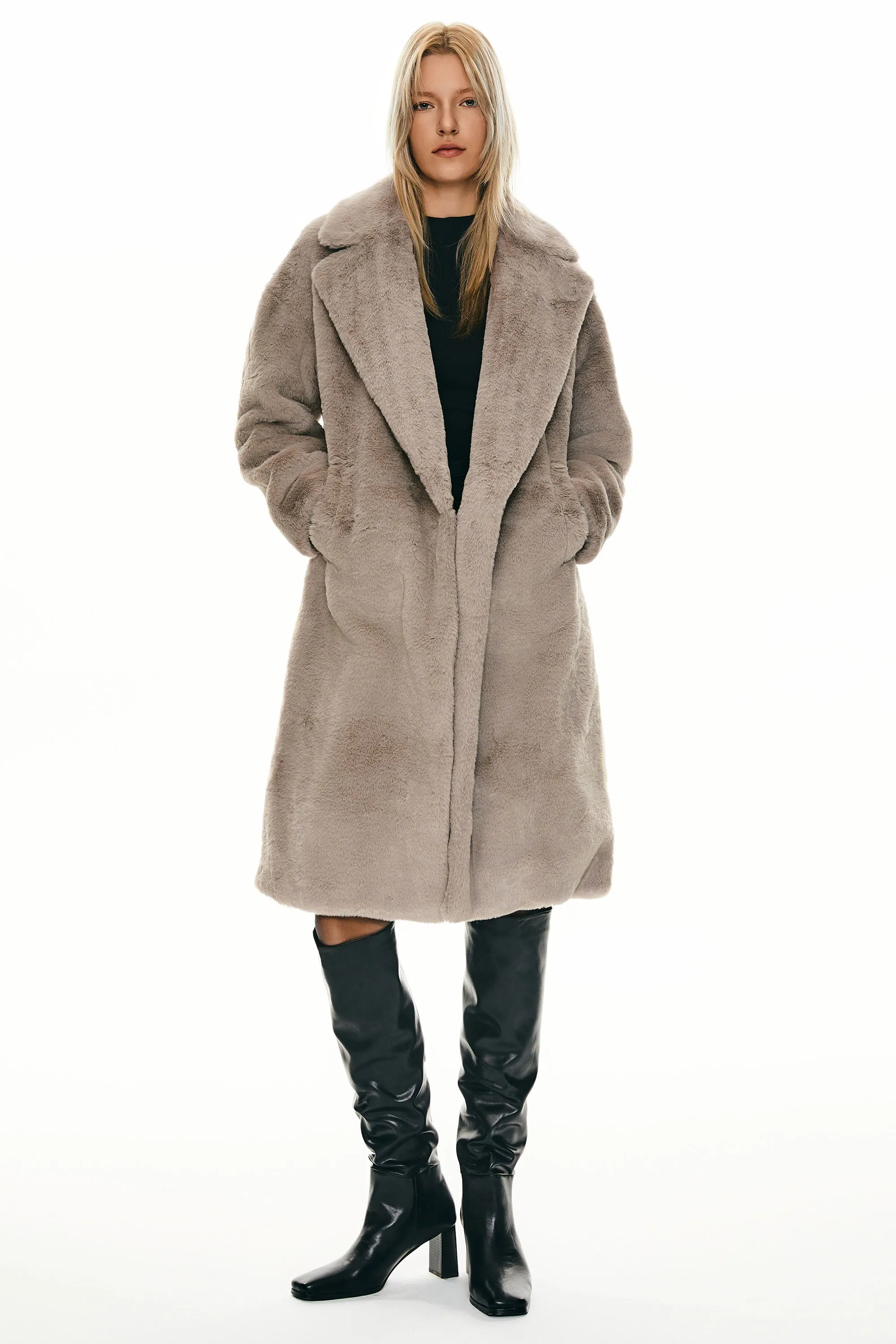 Long Sherpa Teddy Coat