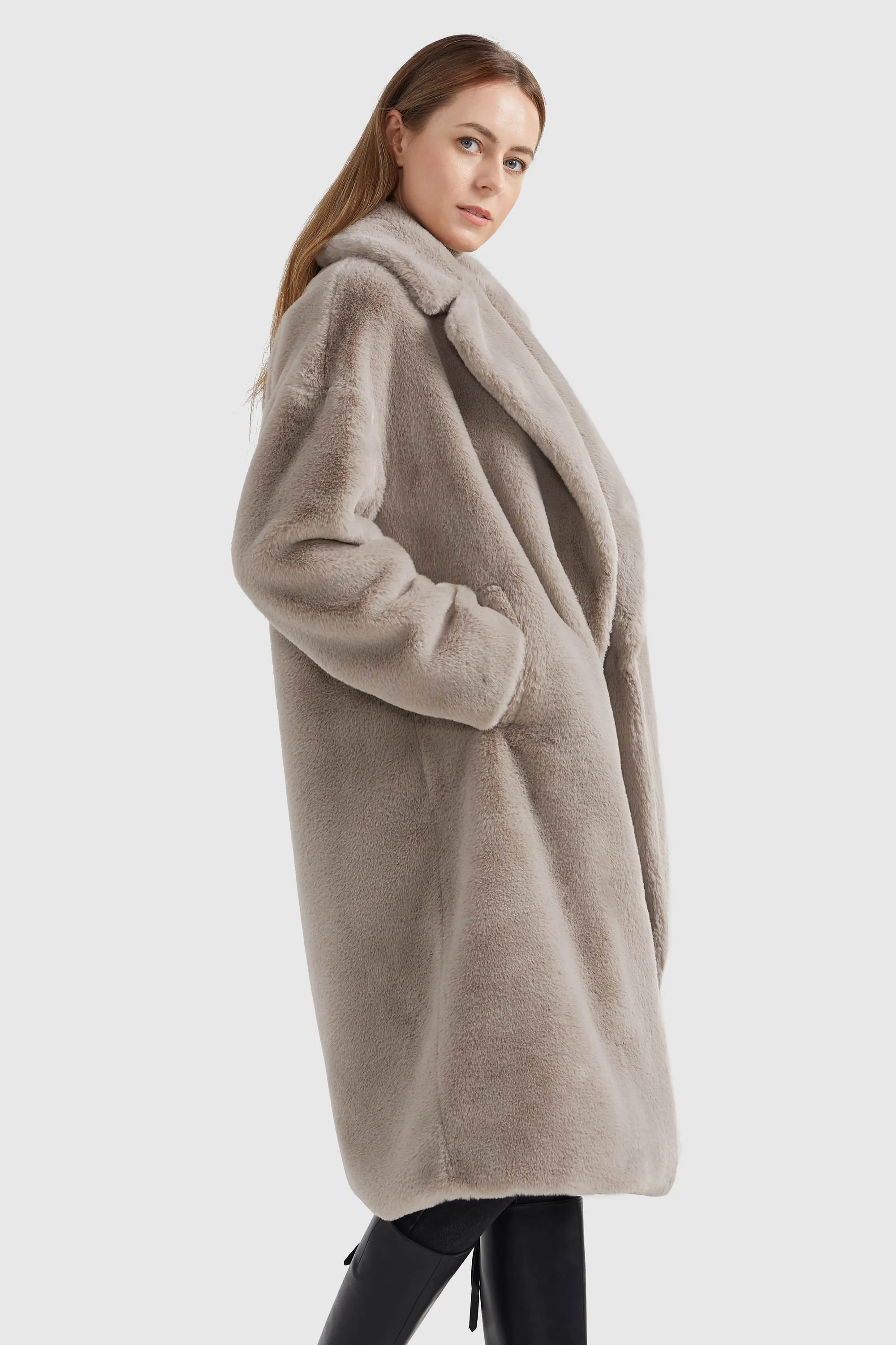 Long Sherpa Teddy Coat