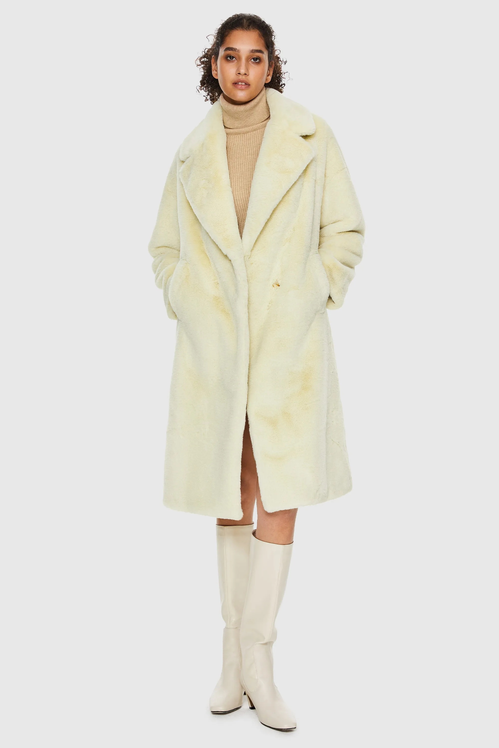 Long Sherpa Teddy Coat