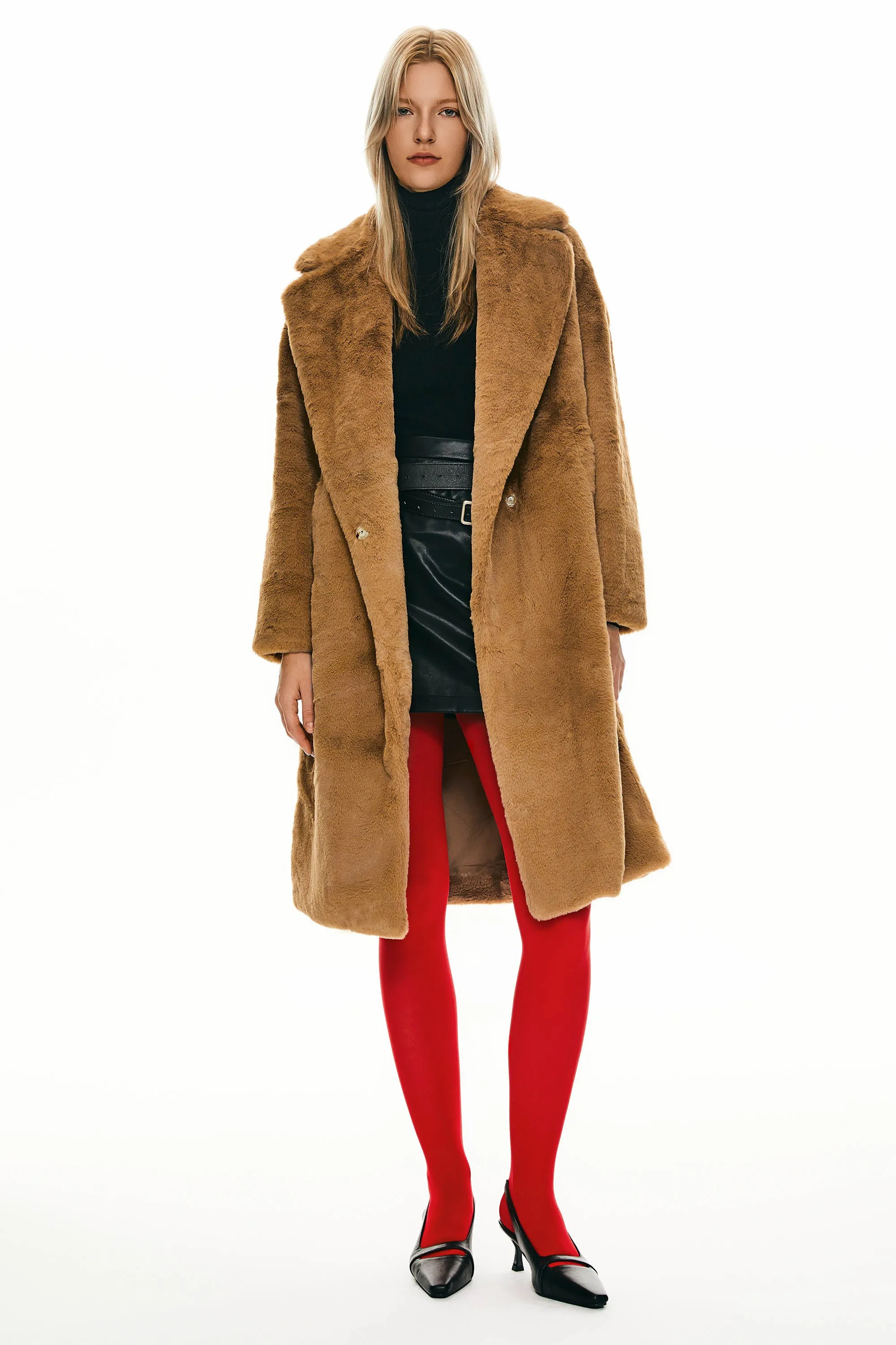 Long Sherpa Teddy Coat