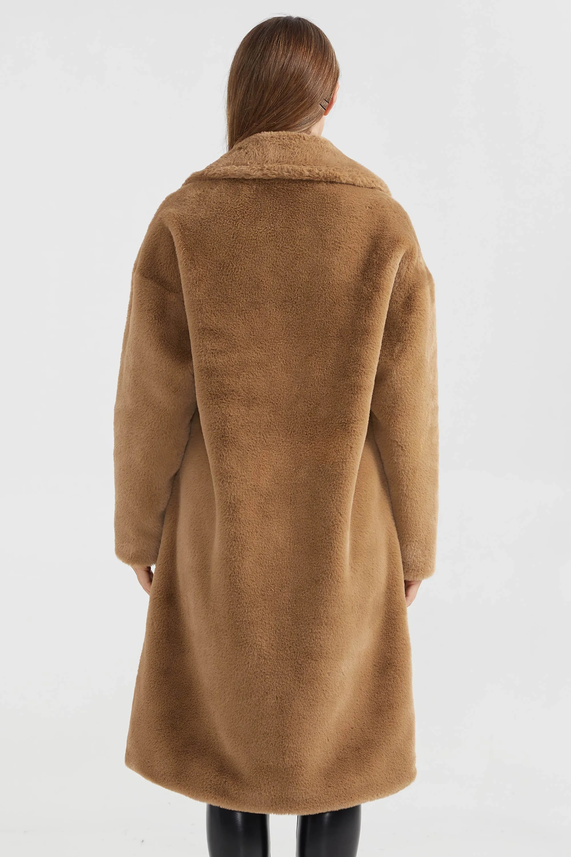 Long Sherpa Teddy Coat