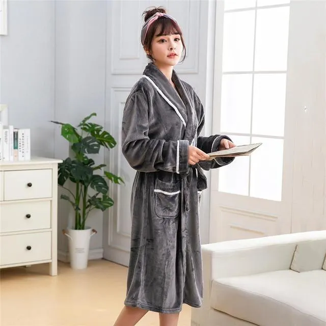 Men & Women's Elegant Lovers Robe/ Gown