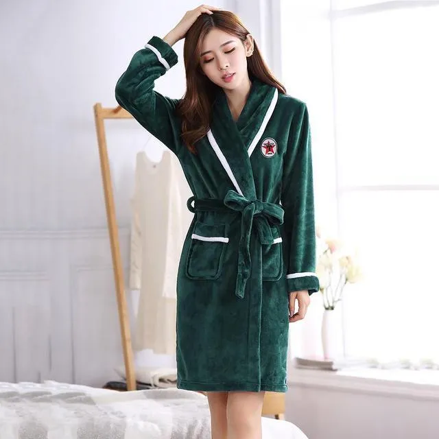 Men & Women's Elegant Lovers Robe/ Gown