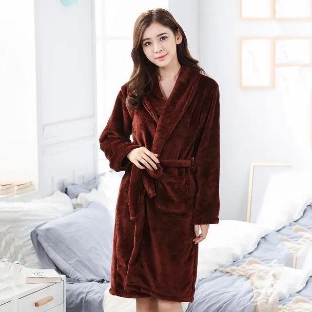 Men & Women's Elegant Lovers Robe/ Gown