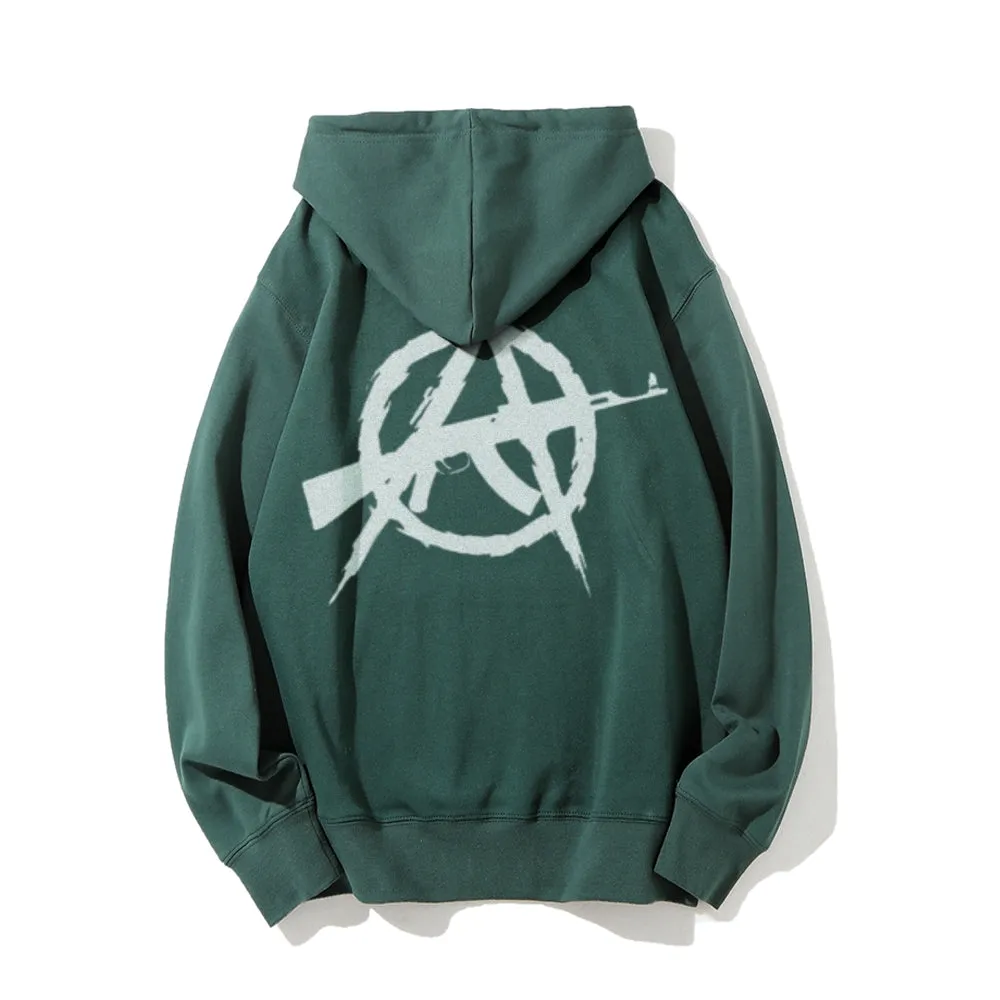 Mens Anarchy Graphic Hoodies