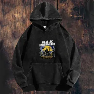 Mens  Black Sabbath Rock Band Hoodies