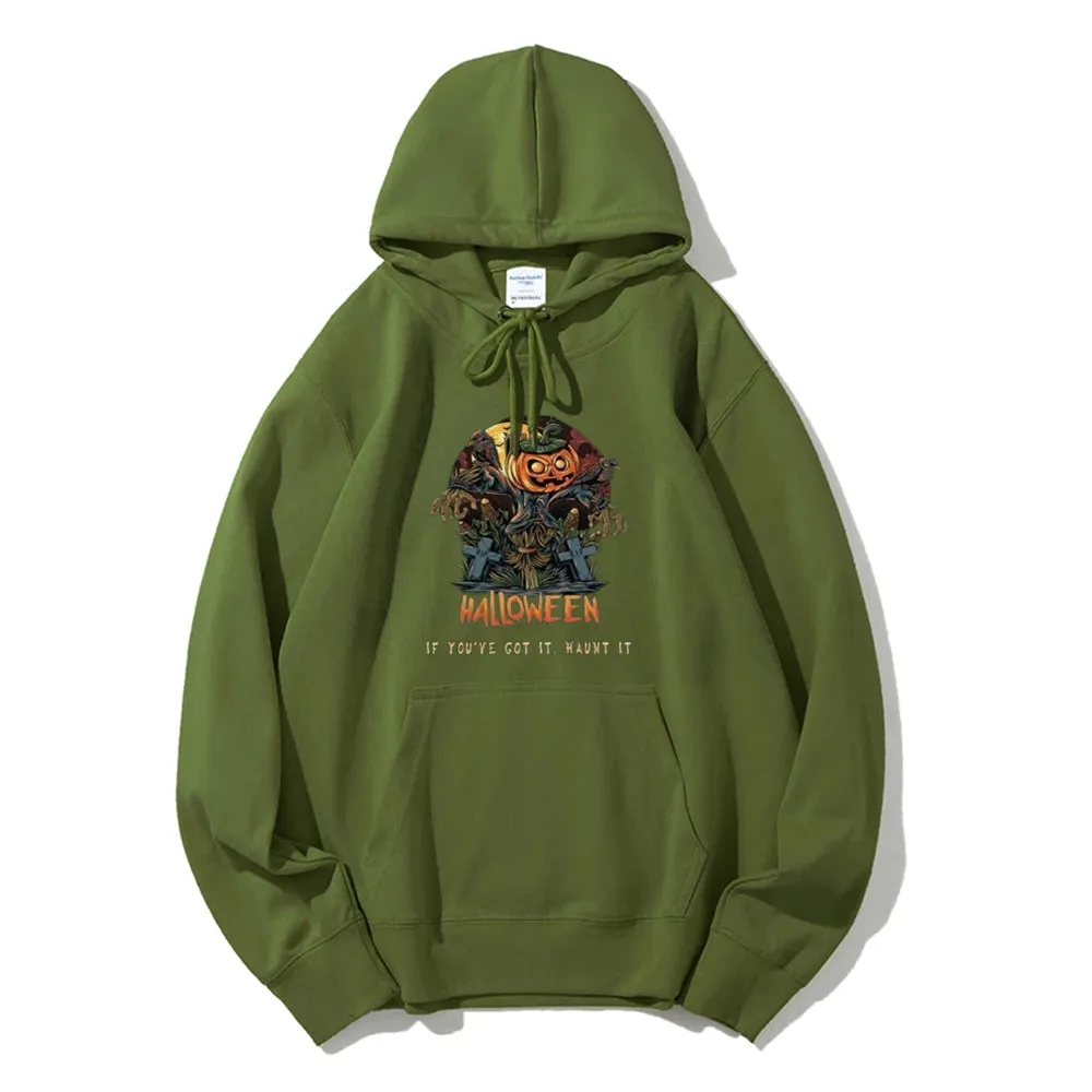 Mens Halloween Pumpkins Graphic Hoodies