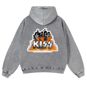 Men's Kiss Band Pullover Hoodies