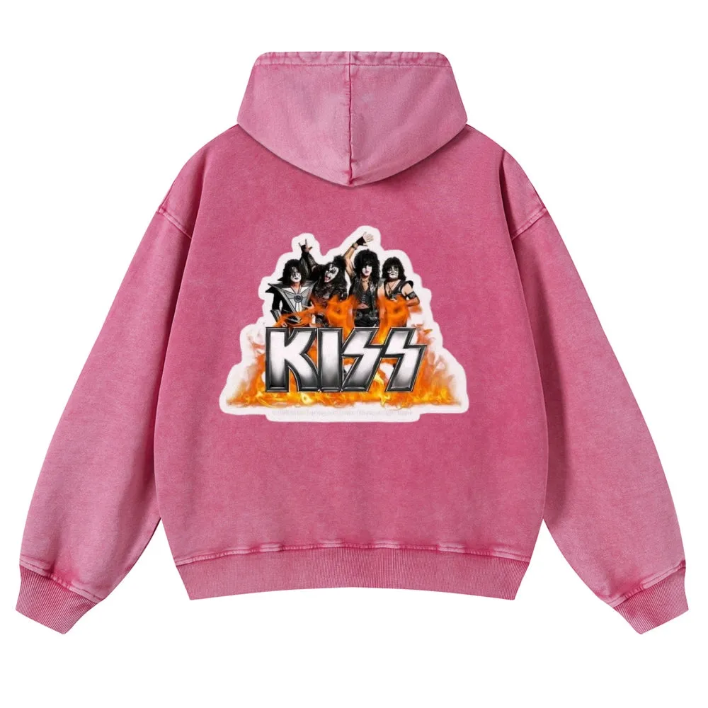 Men's Kiss Band Pullover Hoodies