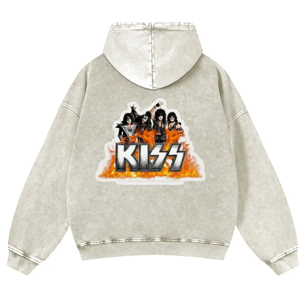 Men's Kiss Band Pullover Hoodies