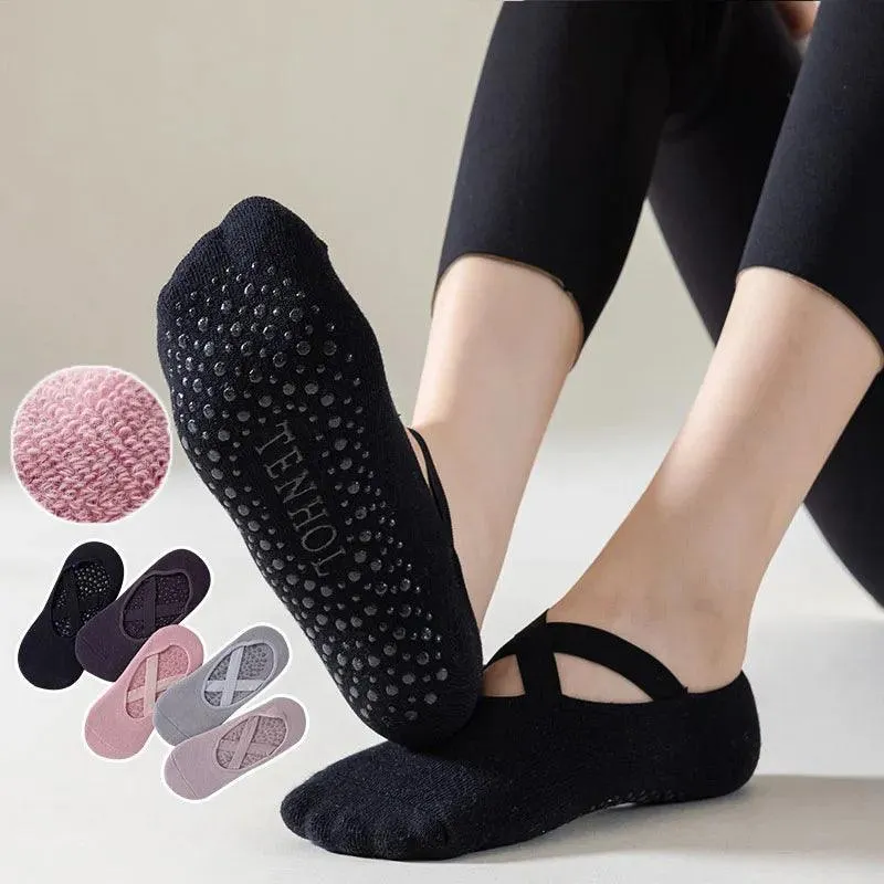 Mom Barre Pilates Yoga Socks