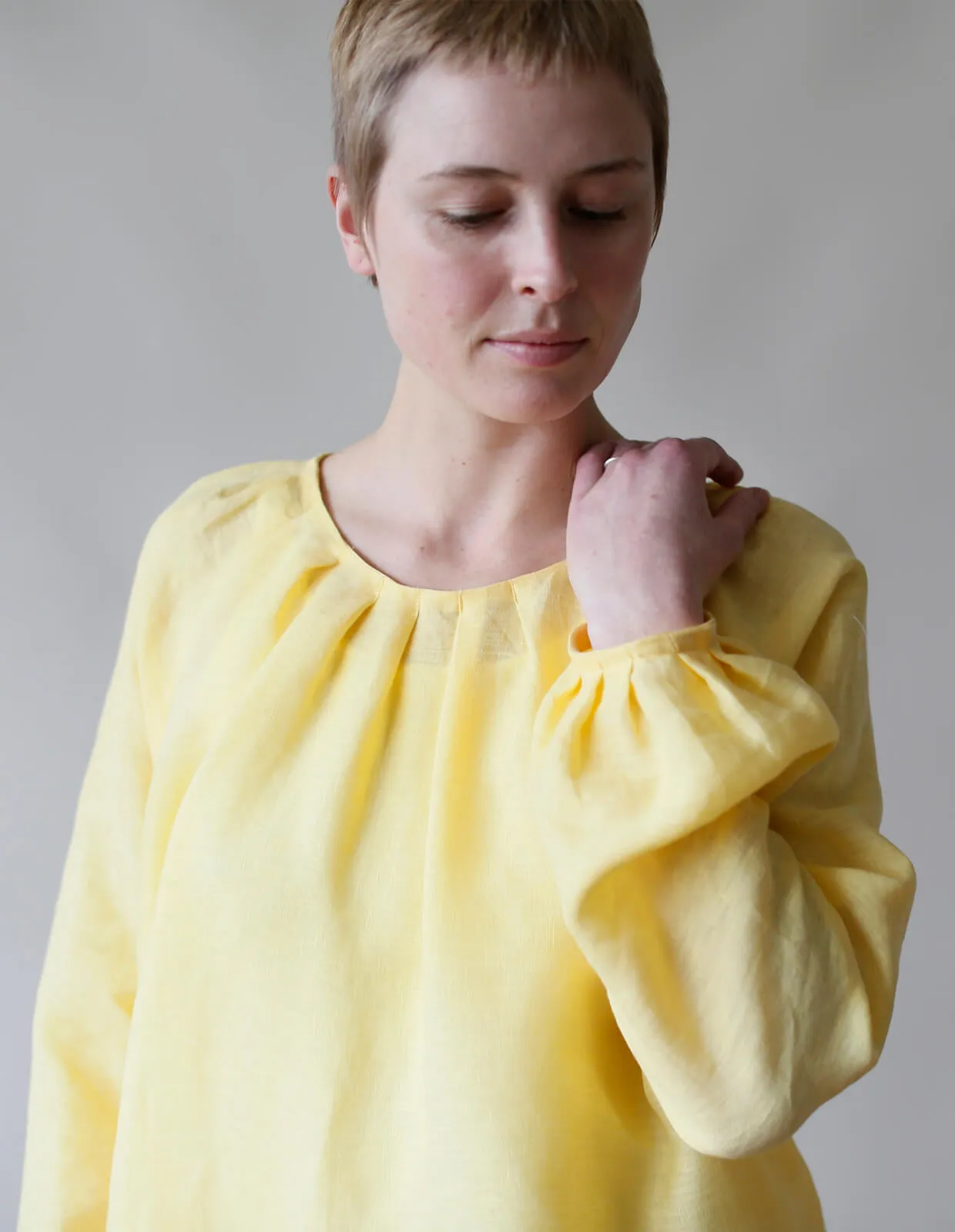 PDF Pattern - Pleat Neck Blouse | The Makers Atelier