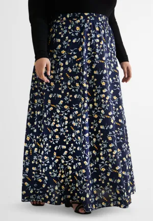 Pertessa Flowy Floral Skirt