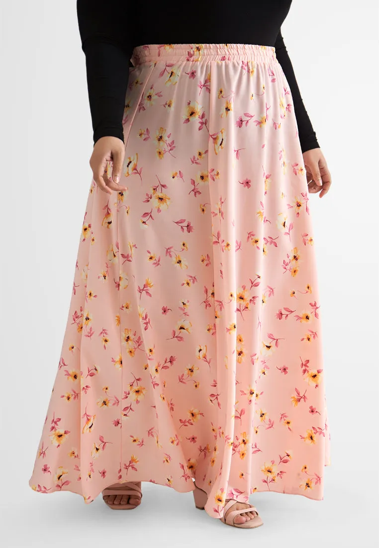 Pertessa Flowy Floral Skirt