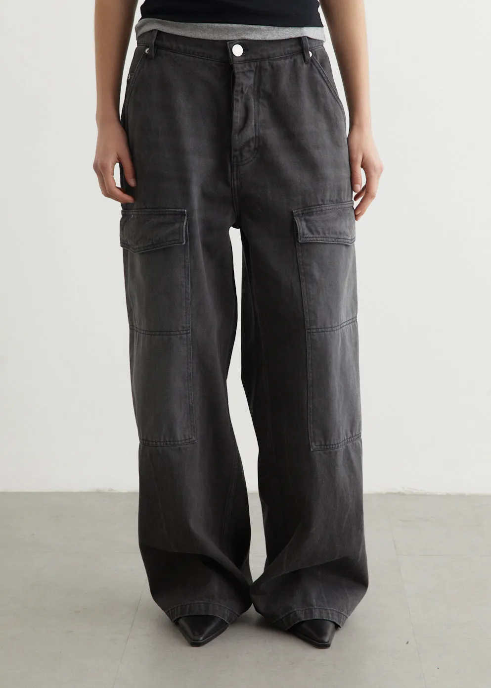 Relaxed Worker Baggy Pants