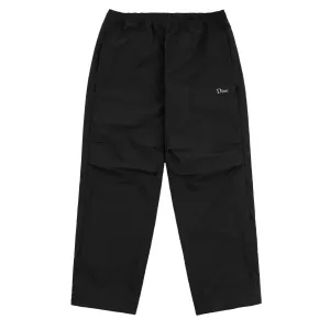 Relaxed Zip Pants, Black