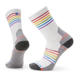 Smartwool Hike Light Cushion Pride Pattern Crew Socks Color: White