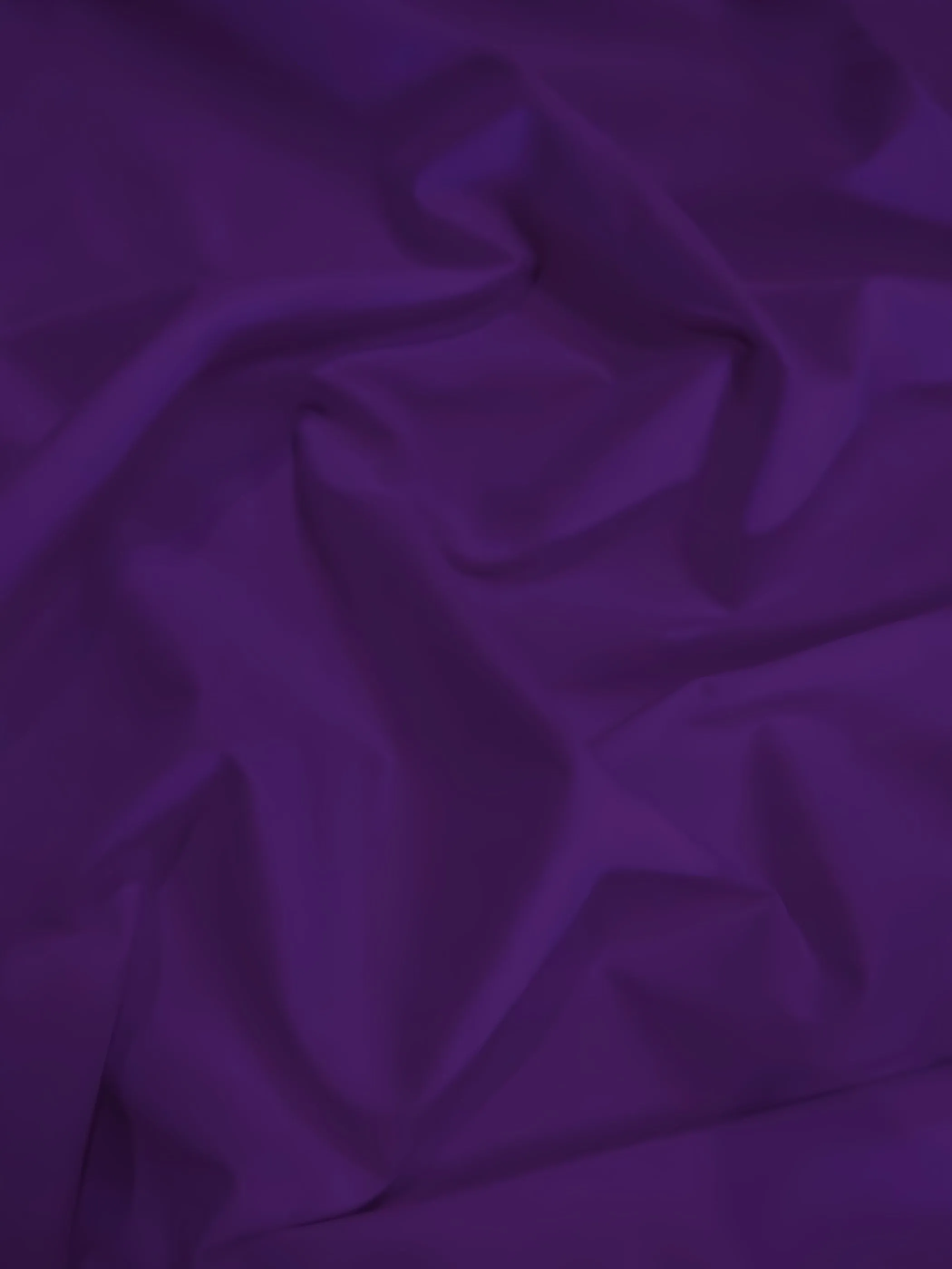 Solid Reversible Formal Poly Cotton Twill Fabric / Purple / Sold By The Yard