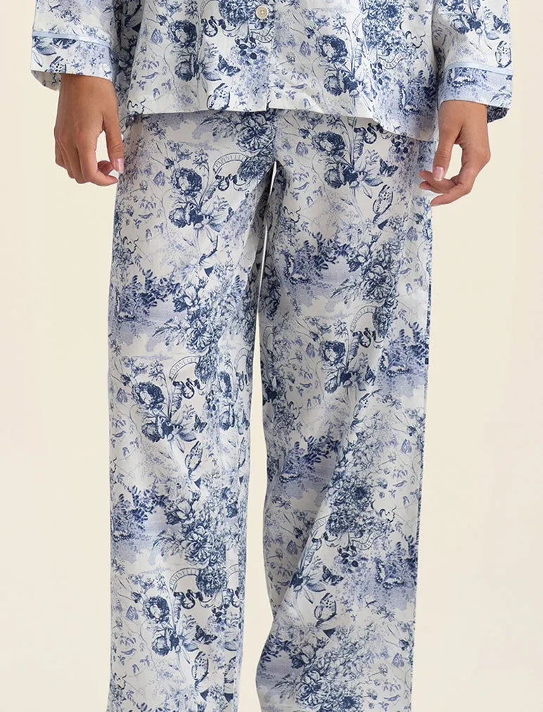 Toile De Jouy Full Length PJ Set