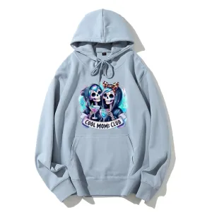 Women Cool Mom Club Graphic Hoodies