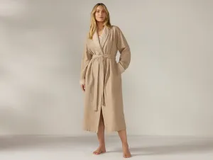 Women's Cloud Brushed Organic Flannel Robe