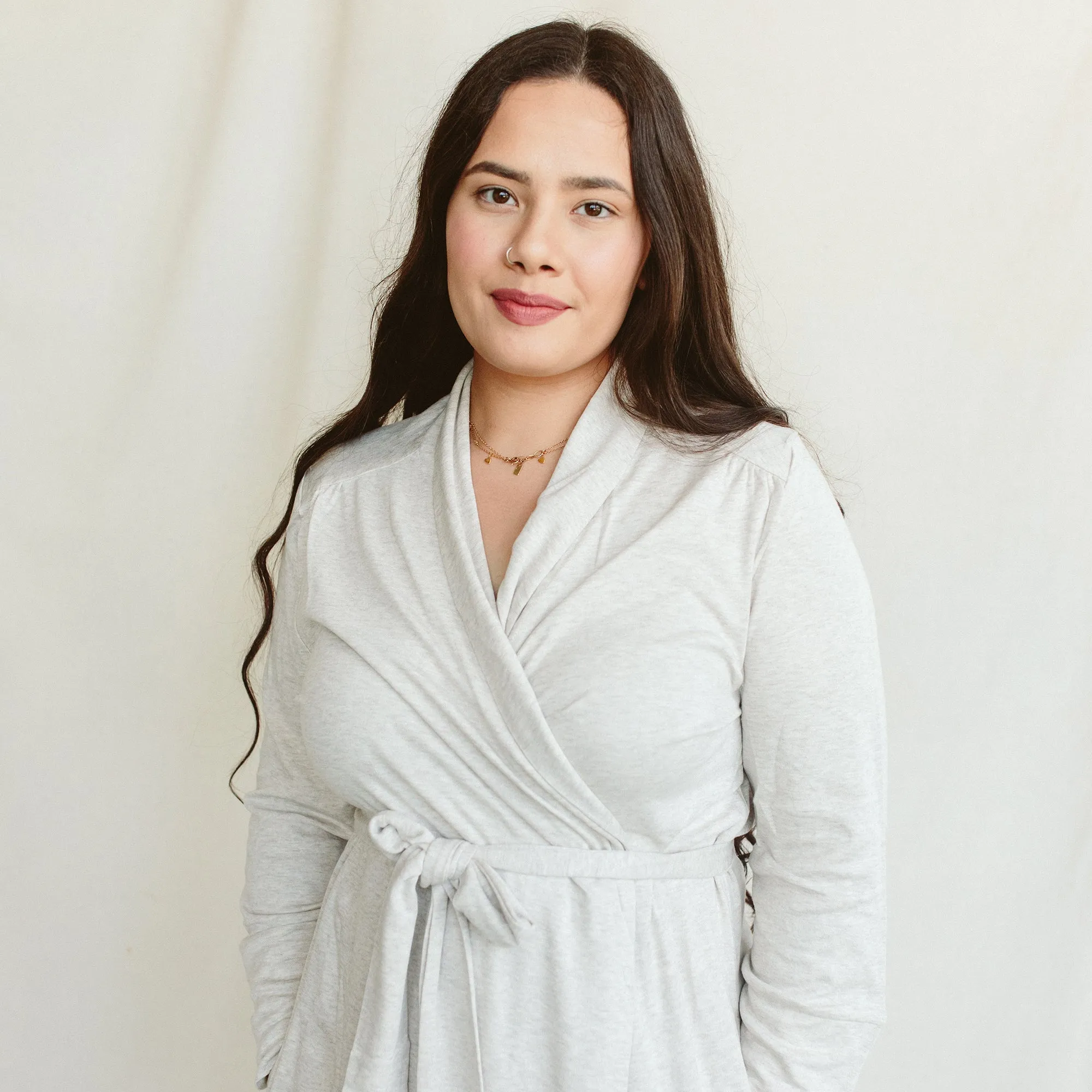 Womens Robe | Storm Gray