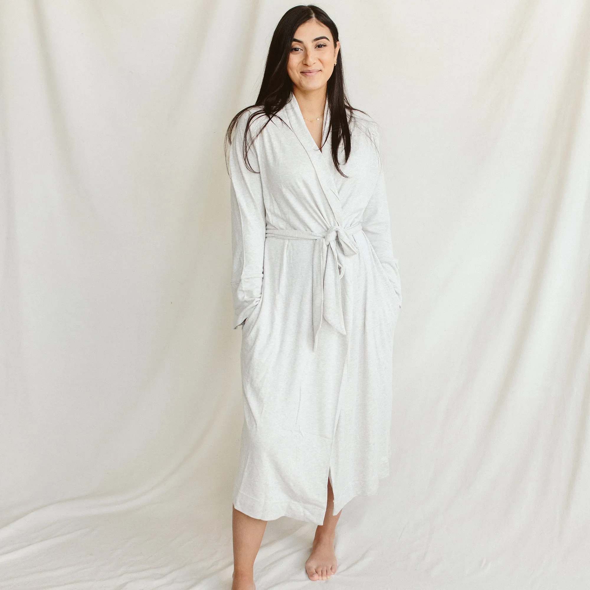 Womens Robe | Storm Gray