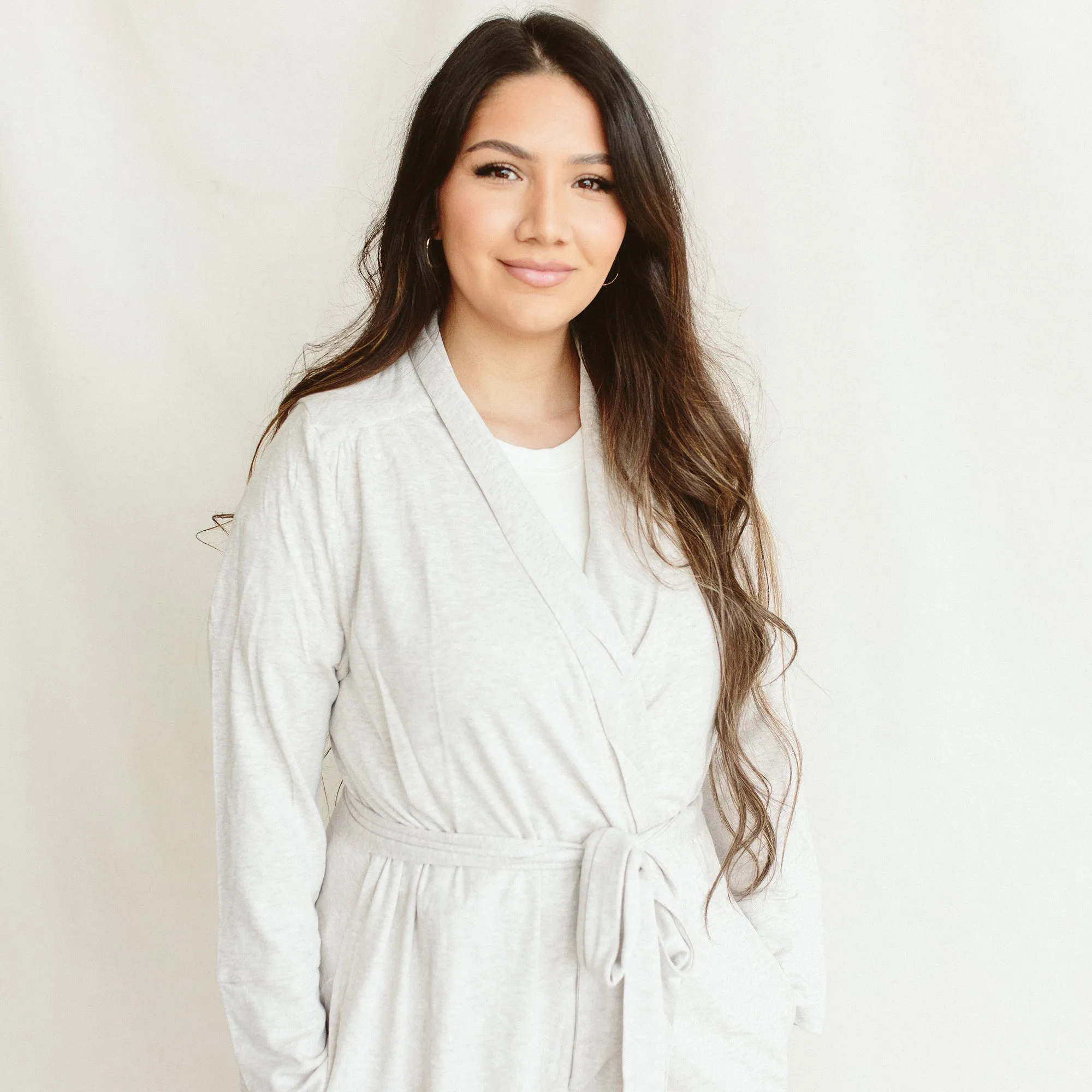 Womens Robe | Storm Gray