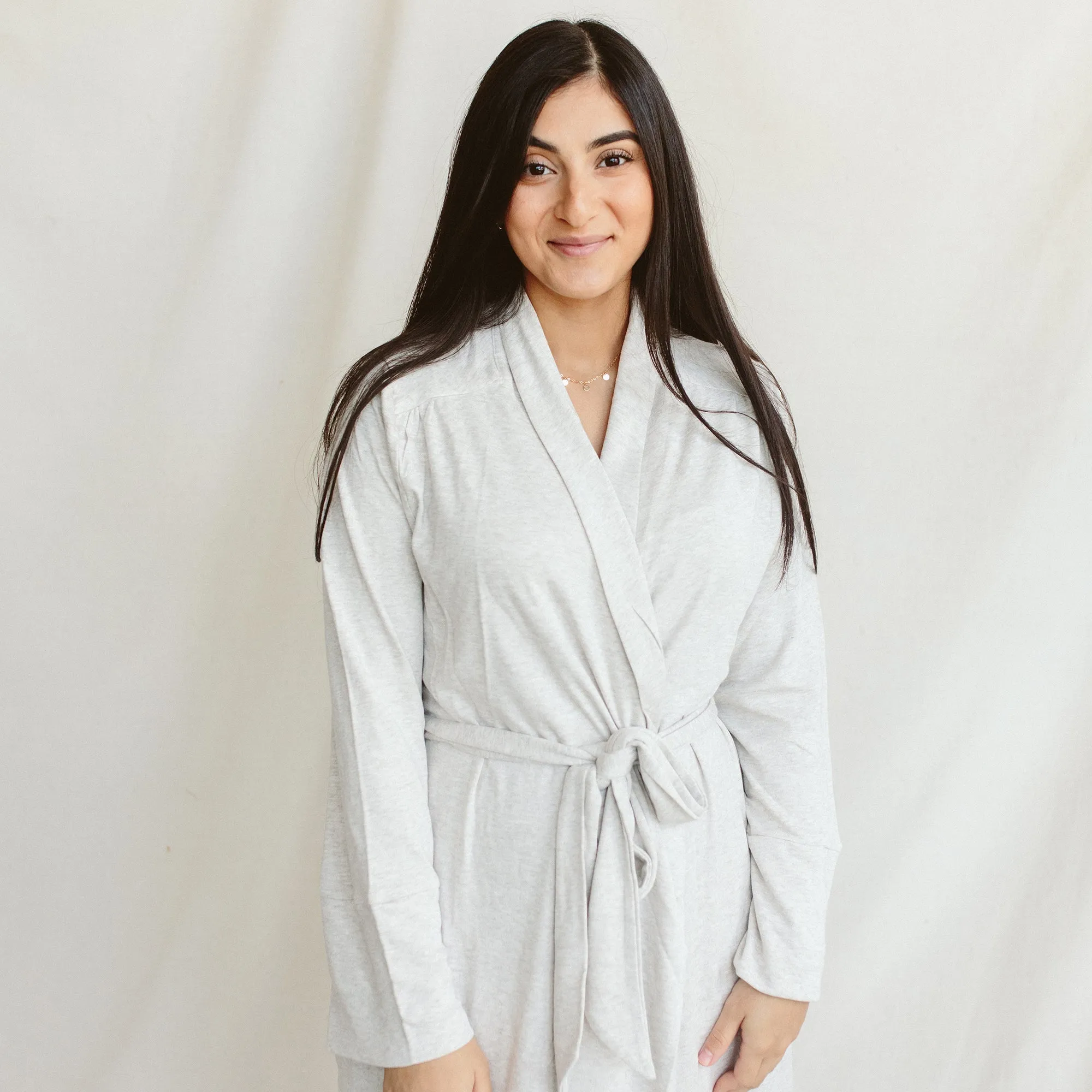 Womens Robe | Storm Gray